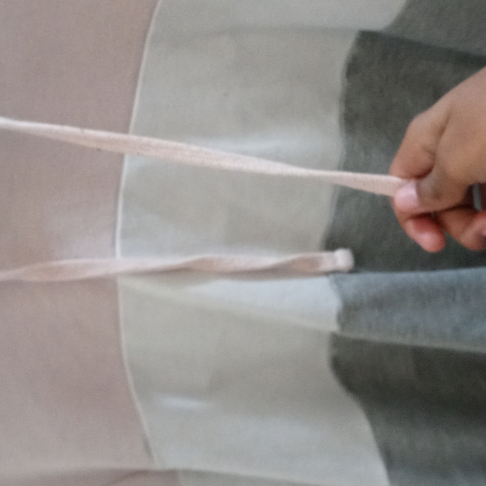 Pink,White,Grey,Drawstring,Adjustable Bottom - Picture 3 of 4